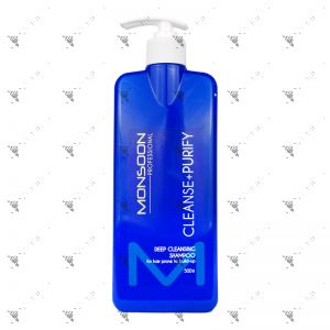 Monsoon Professional Cleanse + Purify Deep Cleansing Shampoo 500g