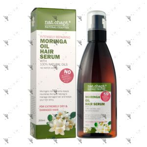 Nat.Chapt Moringa Oil Hair Serum 200ml Intensely Repairing
