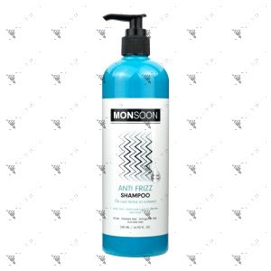 Monsoon Anti-Frizz Shampoo 500ml Hair Prone To Flyaways