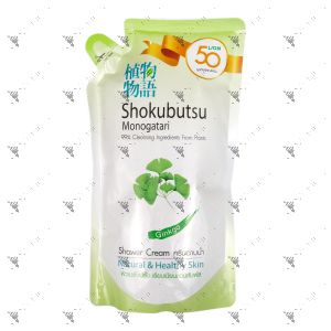 Shokubutsu Shower Cream 500ml Refill Ginkgo