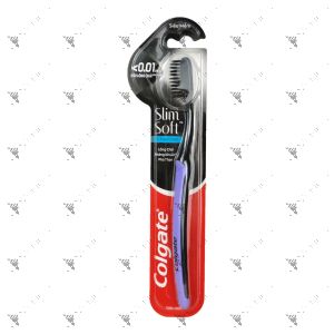 Colgate Toothbrush Slim Soft Charcoal 1s