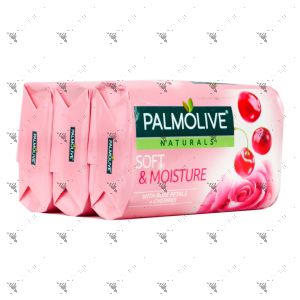Palmolive Natural Soap Milk and Rose Petals 3X80g