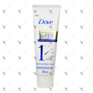 Dove Hair 1 Min Super Conditioner 70ml Intensive Damage Treatment