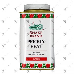 Snake Brand Prickly Heat Cooling Powder 140g Classic