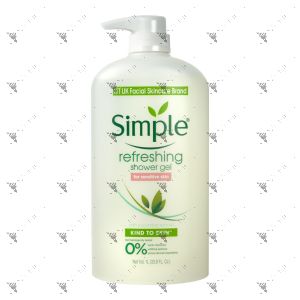 Simple Shower Gel 1L Refreshing