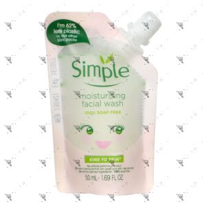 Simple Face Wash 50ml Moisturising