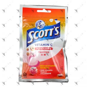 Scott's Vitamin C Pastilles Zipper 30g Peach