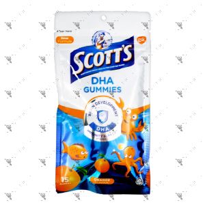 Scott's DHA Gummies 15s Orange
