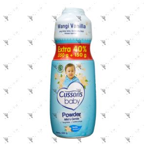 Cussons Baby powder 350g+150g Gentle Care