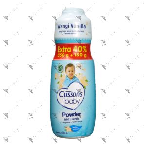 Cussons Baby powder 350g+150g Gentle Care