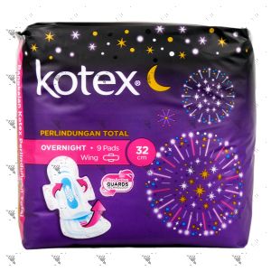 Kotex Soft and Smooth Overnight Wing 32cm 9S