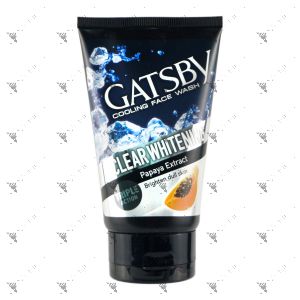 Gatsby Cooling Face Wash Clear Whitening 100g