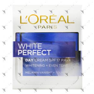 L'Oreal Paris White Perfect Day Cream SPF 17 50ml Melanin Vanish