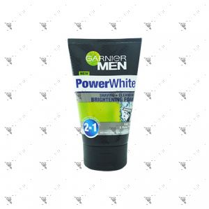 Garnier Men PowerWhite Shaving+Cleansing Brightening Foam 100ml
