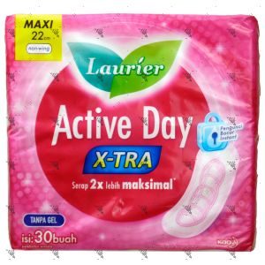 Laurier Active Day X-TRA Maxi 22cm 30s