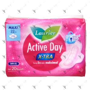 Laurier Active Day X-Tra Maxi Wing 22cm 20s