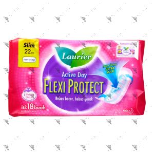 Laurier Active Day Flexi Protect Slim 22cm 18s