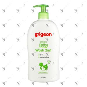 Pigeon Baby Wash 2in1 700ml Jojoba & Chamomile