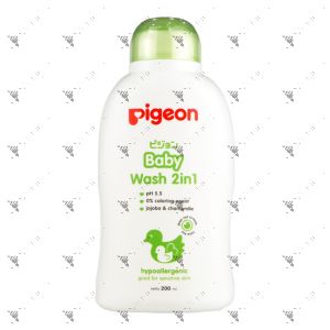 Pigeon Baby Wash 2in1 200ml Jojoba & Chamomile