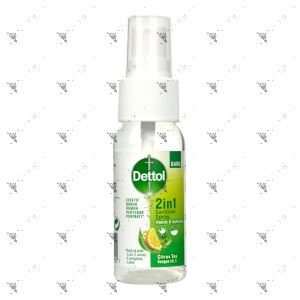 Dettol 2in1 Sanitizer Spray Hands & Surfaces 50ml Citrus Tea