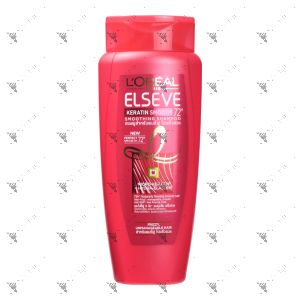 Elseve Shampoo Keratin Smooth 72hr 280ml