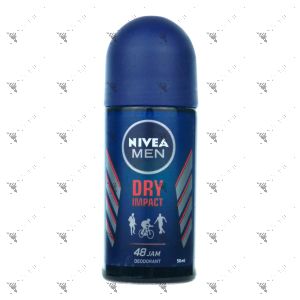 Nivea Men Roll-On Deodorant 50ml Men Dry Impact Plus 