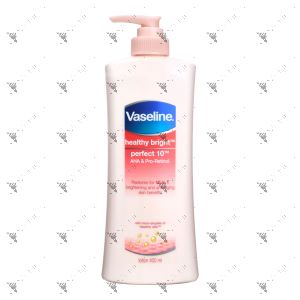 Vaseline Lotion 400ml Healthy Bright Perfect 10