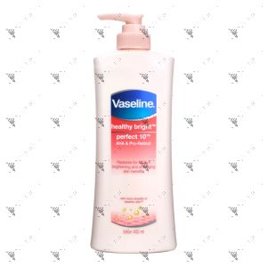 Vaseline Lotion 400ml Healthy Bright Perfect 10