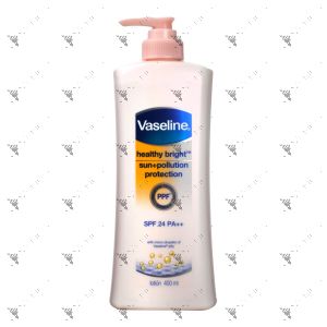 Vaseline Lotion 400ml Healthy Bright SPF24 PA++ Sun + Pollution Protection