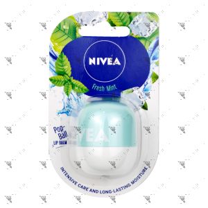 Nivea Lip Balm Pop-Ball 7g Fresh Mint