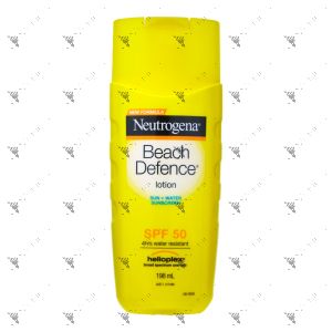 Neutrogena Beach Defence Sun + Water Sunscreen lotion SPF 50 198ml