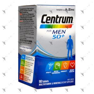 Centrum For Men 50+ Tablets 90s