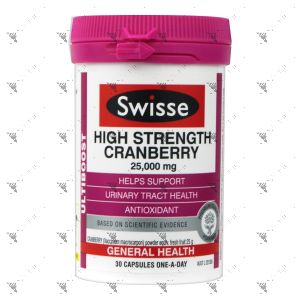 Swisse Ultiboost High Strength Cranberry 30 Tablets