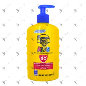 Banana Boat Kids Sunscreen Lotion SPF50+ UVA/UVB Pump 400g