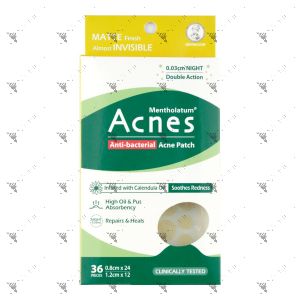 Acnes Anti-Bacterial Acne Patch 0.03cm 36s Night