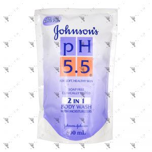 Johnson's PH5.5 Bodywash 500ml Refill 2in1