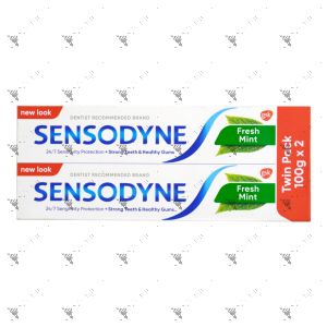Sensodyne Toothpaste Twin Pack (100gx2) Fresh Mint