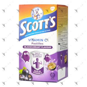Scott's Vitamin C Pastilles 50s Blackcurrent