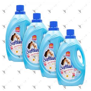 Softlan Fabric Conditioner (Spring Fresh) 3L x4