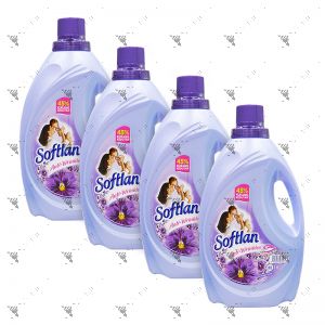 Softlan Fabric Conditioner (Lavender Fresh) 3L x4