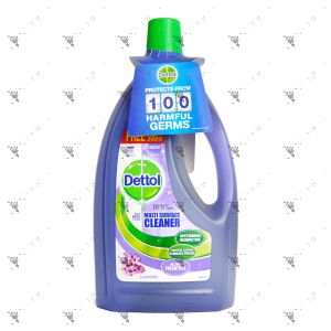 Dettol 4-in-1 Disinfectant Multi Action Cleaner 1.5L+500ml Fresh Lavender