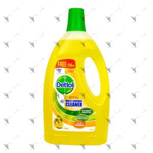Dettol Multi Surface Cleaner 1.5L+500ml Citrus