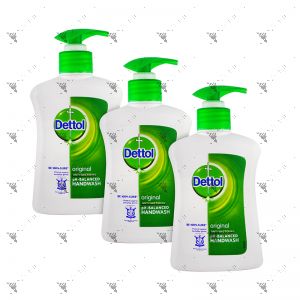 Dettol Original Hand Wash 250mlx3