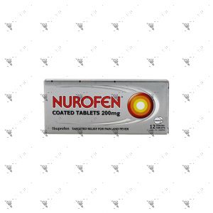 Nurofen Coated Tablets 12x200mg