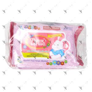 Pureen Baby Wipes 2x30s Pink