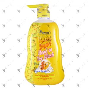 Pureen Kids Yogurt Head To Toe 750ml Mango Peach