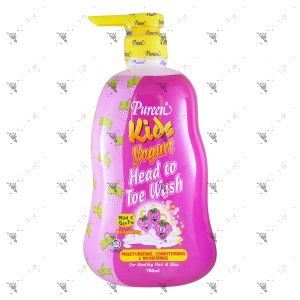 Pureen Kids Yogurt Head To Toe 750ml Raspberry
