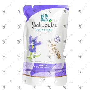 Shokubutsu Shower Foam 550g Refill Iris Bliss