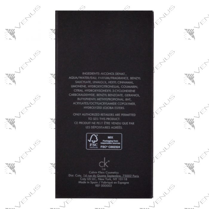 Ck be edt 100ml on sale