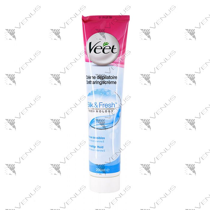 Veet Hair Removal Cream 200ml Sensitive Skin Blue